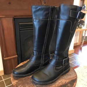 BORN B.O.C. Concept Riding Style Boots - Dark Brown/Black Size 10M